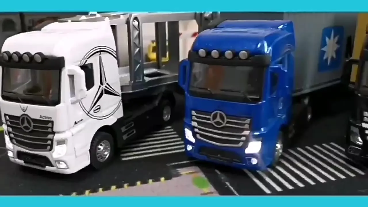 46603 diecast toy lorries display