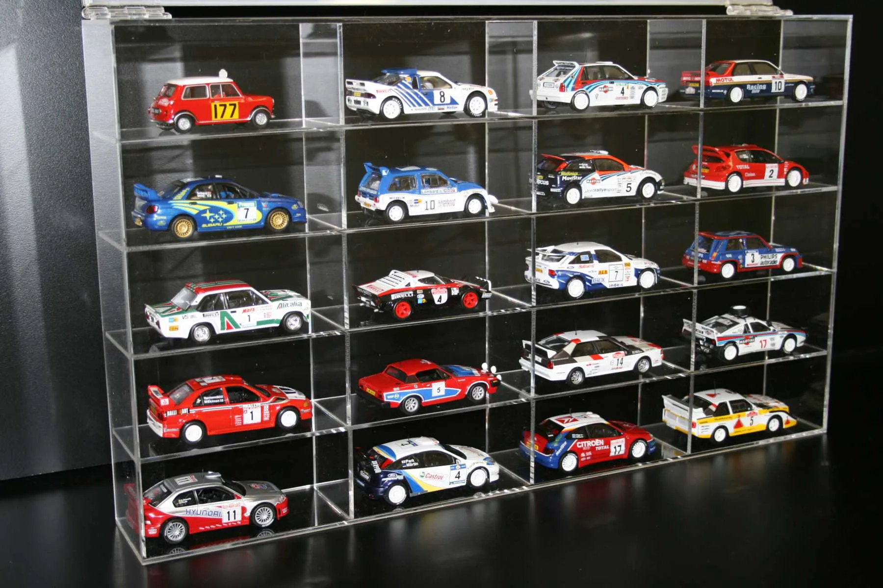46625 glass diecast cabinet