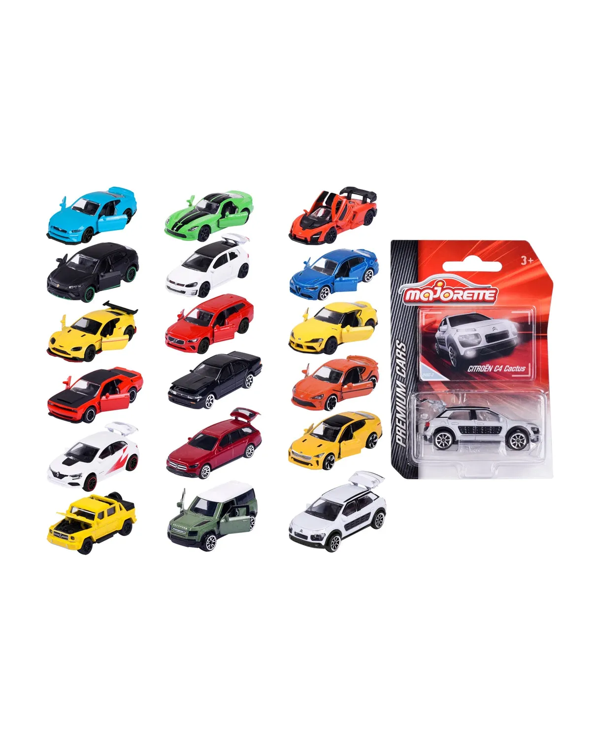 46629 majorette premium cars display