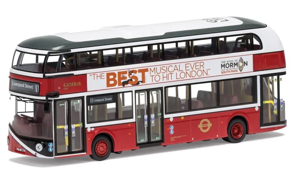 46713 daimler fleetline diecast model