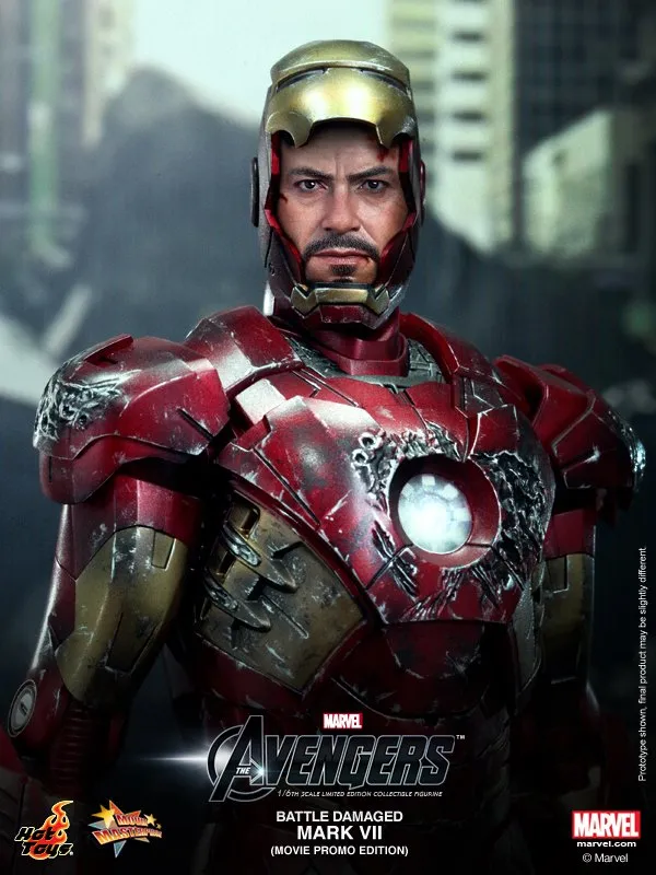 46754 iron man mark vii diecast display