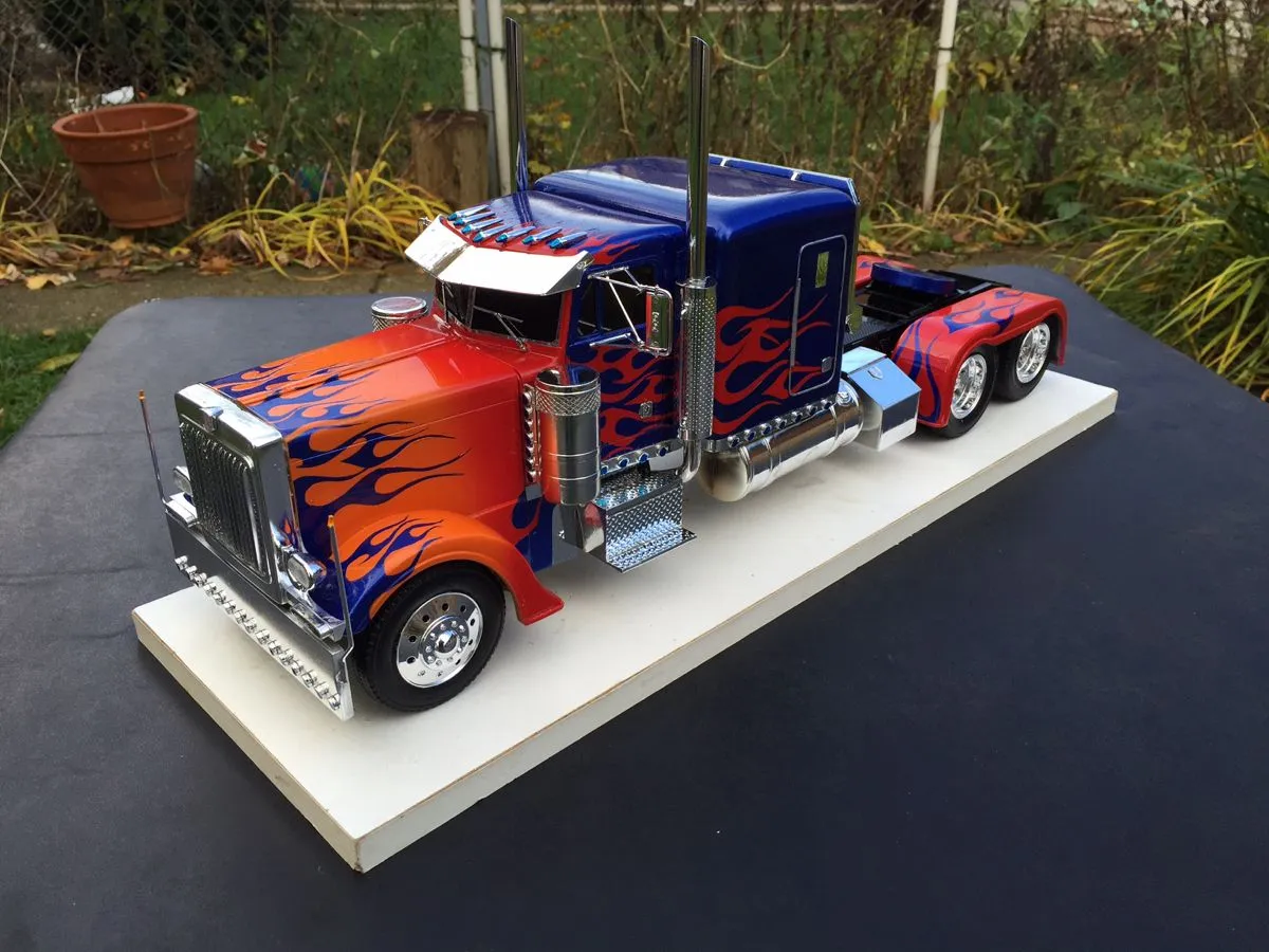 46779 optimus prime diecast truck overview