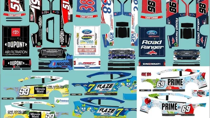 46857 nascar diecast detail